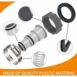 Adaptateur Tuyau Piscine 32 38,Adaptateur Tuyau Pompe Piscine,Adaptateur Piscine 38mm,Raccord Tuyau Piscine Intex,Adaptateur Piscine Intex 32 38,Raccord Pompe Intex,Intex Adaptateur -Hayward Aquaspa Boutique 100057278 4