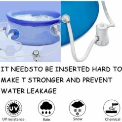 2 Pcs Tuyau De Rechange Pour Piscine Hors Sol Tuyau De Remplacement De Piscine Tuyau De Piscine Pour Piscines Pour Piscine Hors Terre Tuyau De Remplacement De Pompe De Filtre De Piscine（59x1.2 -Hayward Aquaspa Boutique 100344149 5