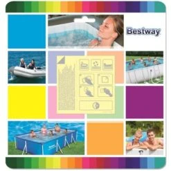Bestway 10 Patchs De Réparation Waterproof Pour Piscine De Dimension 42.30 Cm²