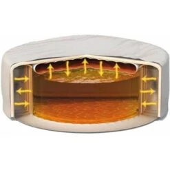 Couverture Thermique Pour Spa Gonflable Intex Pure Spa Rond 4 Places -Hayward Aquaspa Boutique 12360151 4