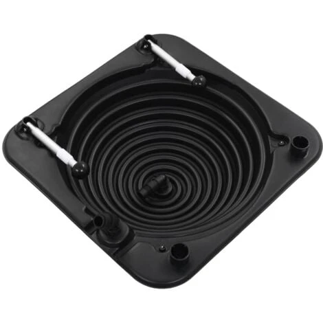 Chauffage Solaire De Piscine 75x75x36 Cm HDPE Aluminium VidaXL 4 Chauffage Solaire De Piscine 75x75x36 Cm HDPE Aluminium VidaXL – Image 2