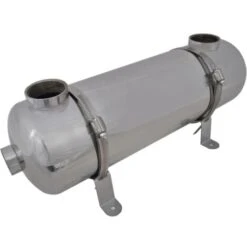 Échangeur De Chaleur Pour Piscine 485 X 134 Mm 60 KW VidaXL