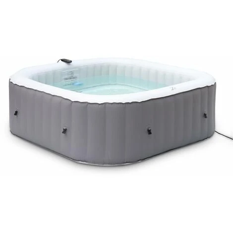 Spa MSPA Gonflable Carré – Fjord 6 - 6 Places. Système Anti-gel Et Désinfection UVC + Bâche. 185cm. PVC. Pompe. Chauffage. Gonfleur. Filtre 3 Spa MSPA Gonflable Carré – Fjord 6 - 6 Places. Système Anti-gel Et Désinfection UVC + Bâche. 185cm. PVC. Pompe. Chauffage. Gonfleur. Filtre