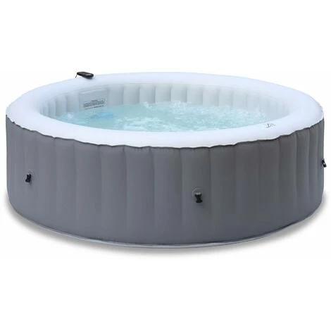 Spa MSPA Gonflable Rond – Kili 6 Gris 6 Places - Système Anti-gel Et De Désinfection UVC + Bâche. 180 Cm. Pompe. Chauffage. Gonfleur. Filtre 3 Spa MSPA Gonflable Rond – Kili 6 Gris 6 Places - Système Anti-gel Et De Désinfection UVC + Bâche. 180 Cm. Pompe. Chauffage. Gonfleur. Filtre