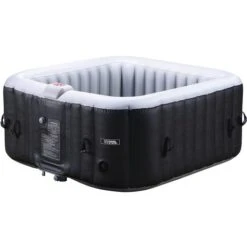 Spa Gonflable NICE En PVC - 4 Places - Gris/Noir -Hayward Aquaspa Boutique 17237556 3