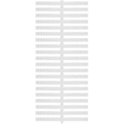 Grille Modulable Piscine FLEXIGRIL Blanche- 130x500mm - Hauteur 30mm - First Plast