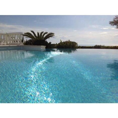 Mosaique Piscine Mix Blanc Bleu Swimming 32.7x32.7 Cm - 2.14m² 4 Mosaique Piscine Mix Blanc Bleu Swimming 32.7x32.7 Cm - 2.14m² – Image 2
