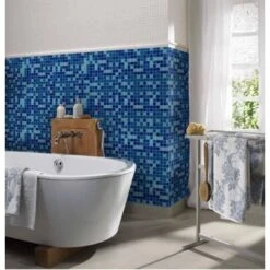 Mosaique Piscine Mix De Bleu Deep Swimming 32.7x32.7 Cm - 2.14m² -Hayward Aquaspa Boutique 28447679 5
