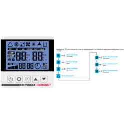 Pompe à Chaleur Piscine Poolex Jetblack Full Inverter Wifi 7kw Pour Piscines Jusqu'à 45 M³ -Hayward Aquaspa Boutique 31648719 4