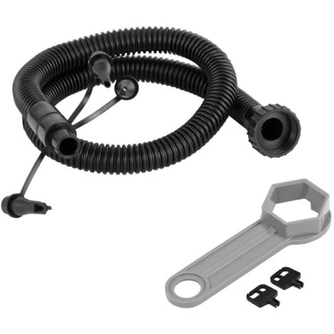 Spa Gonflable Carré 6 Places Extérieur Massage 900l 1800W 130 Jets Noir - Noir, Blanc 6 Spa Gonflable Carré 6 Places Extérieur Massage 900l 1800W 130 Jets Noir - Noir, Blanc – Image 4