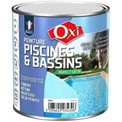 OXI Peinture Piscine 0.5 Litre Blanc - OXI