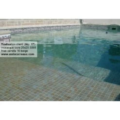Mosaique Piscine Antidérapante - Nieve Beige Ocre Orangé 3108 31.6x31.6 Cm - 1 M² -Hayward Aquaspa Boutique 33910200 4