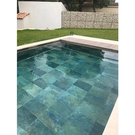 Carrelage Piscine Effet Pierre Naturelle MULTICOLOR NATURALE 40.8X61.4 - 1.25M²/BTE 4 Carrelage Piscine Effet Pierre Naturelle MULTICOLOR NATURALE 40.8X61.4 - 1.25M²/BTE – Image 2
