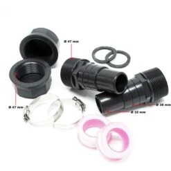 Chauffage Solaire Pour Piscine Pour Le Raccord à Une Pompe De Piscine PVC 605 X 80 Cm -Hayward Aquaspa Boutique 4257223 4