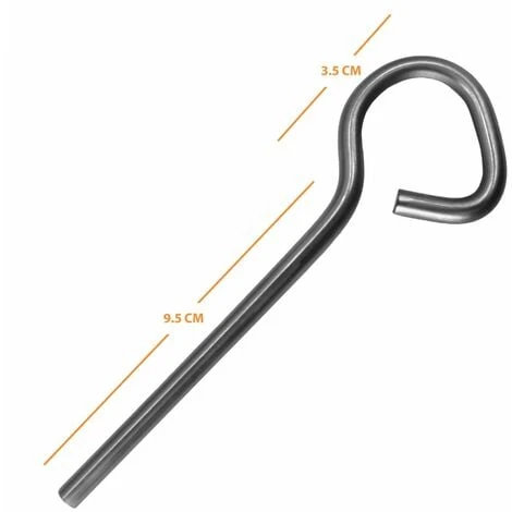 Lot De 5 Pitons P Évolution En Inox - 13 Cm - Linxor 4 Lot De 5 Pitons P Évolution En Inox - 13 Cm - Linxor – Image 2