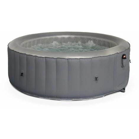 Spa MSPA Gonflable Rond – Glow 6 Gris - Spa Gonflable 6 Personnes Rond Avec Bande LED Intérieure. Système Anti-gel. Désinfection UVC. Bâche 4 Spa MSPA Gonflable Rond – Glow 6 Gris - Spa Gonflable 6 Personnes Rond Avec Bande LED Intérieure. Système Anti-gel. Désinfection UVC. Bâche – Image 2