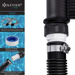 KESSER® Collecteur Solaire Chauffage De Piscine écologique 108 x 74 x 15 cm (L x l x H) Chauffe-eau Chauffage Solaire Pour Piscines L Plastique Résistant Aux UV L Débit De 10 000 litres Par Heure, -Hayward Aquaspa Boutique 51039107 3