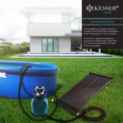 KESSER® Collecteur Solaire Chauffage De Piscine écologique 108 x 74 x 15 cm (L x l x H) Chauffe-eau Chauffage Solaire Pour Piscines L Plastique Résistant Aux UV L Débit De 10 000 litres Par Heure, -Hayward Aquaspa Boutique 51039107 4