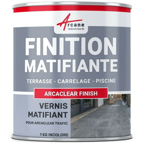 Finition Mate étanchéité Carrelage Transparente Résine Polyuréthane Terrasse Balcon Piscine ARCACLEAR FINISH - 1 Kg - 3 Finition Mate étanchéité Carrelage Transparente Résine Polyuréthane Terrasse Balcon Piscine ARCACLEAR FINISH - 1 Kg -