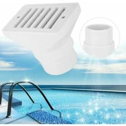 Toilettes Salle De Bains Cuisine,Nettoyage De Piscine Drain De Sol Buse De Piscine Sortie De Débordement D'eau De Piscine Couvercle De Vidange Principal Raccords De Remplacement Carré 1.5", Versailles -Hayward Aquaspa Boutique 52060660 3