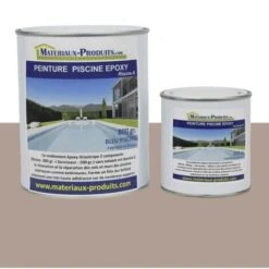 Peinture Piscine Epoxy Taupe - 1 Kg Taupe - MATPRO