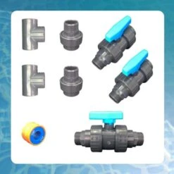 EDG Kit By Pass Piscine Diamètre 50 - Bypass Chauffage Pompe A Chaleur Pour Piscine - Diamètre ø 50 Mm Pour Tubes PVC Rigides Ou Flexibles - Pour Connecter Une Pompe à Chaleur En Sortie 50 -Hayward Aquaspa Boutique 54940538 3