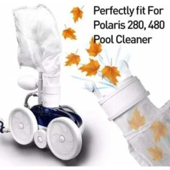 Sacs Filtrants Pour Nettoyeur De Piscine 2 Pièces, Sacs Filtrants Pour Piscine Pour Polaris 280/480, Sac Filtrant à Fermeture éclair, Sac De Remplacement Pour Nettoyeur De Piscine, Sac De Nettoyage,Gu -Hayward Aquaspa Boutique 55385247 5