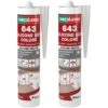 Lot De 2 Mastics Silicones Neutres PAREXLANKO 643 Silicone Bâti - Pierre - 300ml -Hayward Aquaspa Boutique 57191364 1