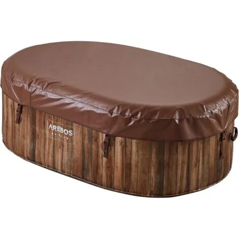 AREBOS Spa Gonflable Gonflable Intérieur & Extérieur 190x120 Cm Ovale 2 Personnes 90 Jets De Massage 550 Litres 7 AREBOS Spa Gonflable Gonflable Intérieur & Extérieur 190x120 Cm Ovale 2 Personnes 90 Jets De Massage 550 Litres – Image 5