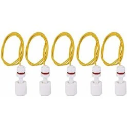 5pcs Interrupteur à Flotteur En Plastique P3508 Contrôleur De Capteur De Niveau De Liquide Pour Piscine De Réservoir D'eau - Utilisé En électricité, Drainage, Contrôle De Niveau, Alarme