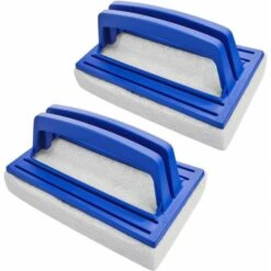 LYCXAMES -- 2 Pièces Brosse Éponge Ligne D'eau Brosse De Nettoyage De Piscine Brosse De Piscine En Plastique Brosse Plancher Mur Piscine Brosse Ligne D’Eau Piscine Pour Nettoyer Piscine Spa Baignoires