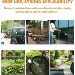 Nettoyeur Haute Pression Sans Fil Avec Kit D'Accessoires Batterie 24v Et Chargeur Inclus Adapté Pour Laver Les Voitures Les ClôTures Le RevêTement De Piscine Les Planchers De Patio ( Color : Black ) -Hayward Aquaspa Boutique 64222996 4