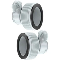 Lot De 2 Adaptateurs B Pour Piscine - Raccorde Les Piscines Jusqu'à 457 Cm Avec Le Tuyau à Vis Intex Pour Les Grands Systèmes De Filtration，KoleZy