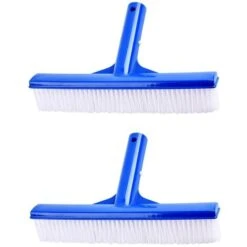 Brosse Piscine 2 Pièces Tête De Brosse De Nettoyage Brosse De Piscine En Plastique Balai Piscine Brosse De Paroi Piscine Pour Piscine Balai Brosses Nettoie Murs（25 X 4.7 Cm）