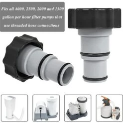 Adaptateur A Pour Piscine, Adaptateur De Tuyau De Rechange Pour Pompes, Série A, Avec Filetage Intérieur à Visser, Raccord Pour Tuyau De Piscine 10 Adaptateur A Pour Piscine, Adaptateur De Tuyau De Rechange Pour Pompes, Série A, Avec Filetage Intérieur à Visser, Raccord Pour Tuyau De Piscine -Hayward Aquaspa Boutique 67806891 4