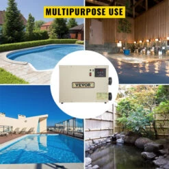 VEVOR Réchauffeur électrique Piscine Chauffe-Eau Chauffe-Piscine Spa 9 KW 380V -Hayward Aquaspa Boutique 69342520 5