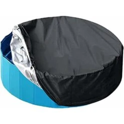 Bache Spa Rond,Spa Couverture Rond,Housse De Baignoire Coupe-Vent Résistante Aux UV Avec Cordon élastique à L'ourlet,Couverture De La Baignoire Spa à L'extérieur (245×30CM) -Hayward Aquaspa Boutique 69578164 4