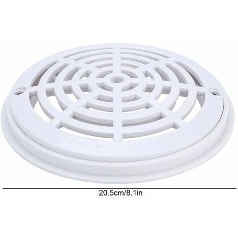 Grille De Bonde De Fond (diam Ext. 205mm)Grille De Rechange Pour Pot D'échappement De Fond Pool'S Pour Piscine,Superma,blanc 4 Grille De Bonde De Fond (diam Ext. 205mm)Grille De Rechange Pour Pot D'échappement De Fond Pool'S Pour Piscine,Superma,blanc – Image 2