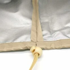 ZXPASRA Couverture De Piscine Carré Bâche Solaire Pour Piscine, Couverture Solaire De Piscine Pour Extérieur Extérieur Spa Baignoire Couverture De Spa Couverture Résistante Aux UV, 220×220×30cm, Beige -Hayward Aquaspa Boutique 70138664 4