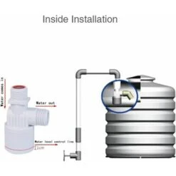 Niveau D'eau Automatique Vanne De R��gulation Tour R��servoir Flottant Robinet �� Tournant Sph��rique Install�� �� L'int��rieur Du R��servoir D'eau Le R��servoir D'eau Tour Flotteur Vanne, ( Size : -Hayward Aquaspa Boutique 73211161 4