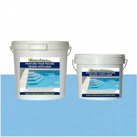 Peinture Pour Piscine Résine Acrylique Bleue Piscine - 5 L Bleu Piscine - MATPRO 3 Peinture Pour Piscine Résine Acrylique Bleue Piscine - 5 L Bleu Piscine - MATPRO