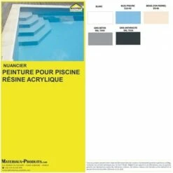 Peinture Pour Piscine Résine Acrylique Bleue Piscine - 5 L Bleu Piscine - MATPRO 6 Peinture Pour Piscine Résine Acrylique Bleue Piscine - 5 L Bleu Piscine - MATPRO -Hayward Aquaspa Boutique 7437104 2
