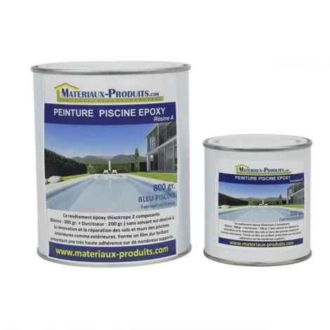 Peinture Piscine Epoxy Blanc - 1 Kg Blanc - MATPRO 3 Peinture Piscine Epoxy Blanc - 1 Kg Blanc - MATPRO