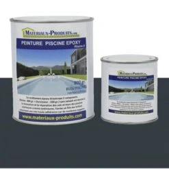 Peinture Piscine Epoxy Gris Anthracite - 1 Kg Gris Anthracite - MATPRO