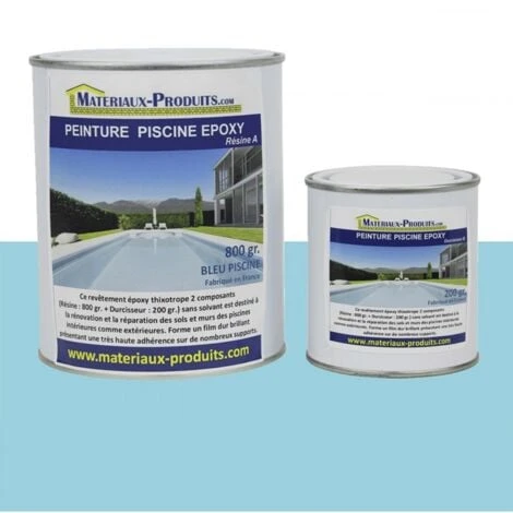 Peinture Piscine Epoxy Bleu Piscine - 1 Kg Bleu Piscine - MATPRO 3 Peinture Piscine Epoxy Bleu Piscine - 1 Kg Bleu Piscine - MATPRO