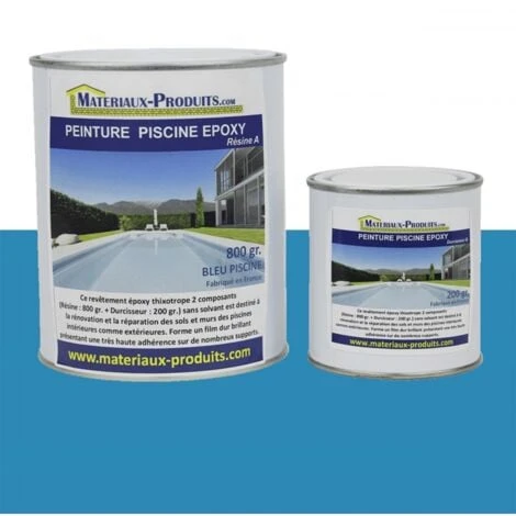 Peinture Piscine Epoxy Bleu France - 1 Kg Bleu France - MATPRO 3 Peinture Piscine Epoxy Bleu France - 1 Kg Bleu France - MATPRO