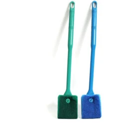 Aquarium Fish Tank Verre Usine Brosse De Nettoyage Flottant Nettoyage Fenêtre Algues Grattoir Éponge Accessoires Outils Haute Qualité 1pcs (Vert)