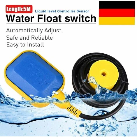 Régulateur De Niveau D'eau 5 M - Rectangulaire - Interrupteur à Flotteur - Contrôle Des Liquides - Pompe Submersible - Remplissage Et Vidange 7 Régulateur De Niveau D'eau 5 M - Rectangulaire - Interrupteur à Flotteur - Contrôle Des Liquides - Pompe Submersible - Remplissage Et Vidange – Image 5