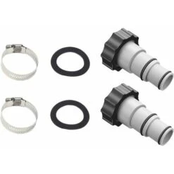 Adaptateur De Tuyau De Piscine A, Adaptateur De Tuyau De Piscine, 38 Mm Et 32 Mm De Diamètre, Adaptateur A Pour Piscine, Adaptateur De Tuyau Pour Pompes Raccord De Tuyau Avec (2 Pièces)