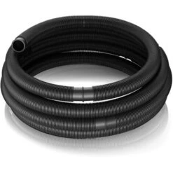 9m 32mm - Solar NOIR Tuyau De Piscine Flottant Sections Préformées 165g/m - Made In Europe